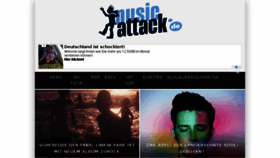 What Musicattack.de website looked like in 2017 (6 years ago)