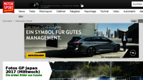 What Motorsport-aktuell.com website looked like in 2017 (6 years ago)