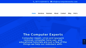 What Mycomputerworks.com website looked like in 2017 (7 years ago)