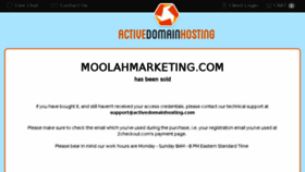 What Moolahmarketing.com website looked like in 2017 (6 years ago)