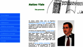 What Matteoviale.it website looked like in 2017 (6 years ago)