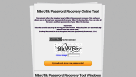What Mikrotikpasswordrecovery.net website looked like in 2017 (6 years ago)
