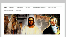 What Mormonwomenstand.com website looked like in 2017 (6 years ago)