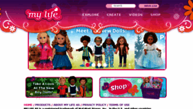 What Mylifeasdolls.com website looked like in 2017 (6 years ago)