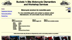 What Motorcycleparts.co.nz website looked like in 2017 (6 years ago)