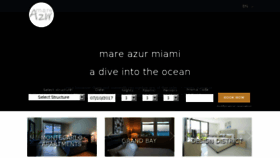 What Mareazurmiami.com website looked like in 2017 (6 years ago)
