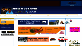 What Misterseed.com website looked like in 2017 (6 years ago)