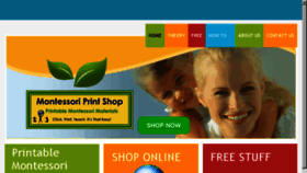 What Montessoriprintshop.com website looked like in 2017 (6 years ago)