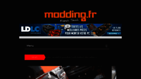 What Modding.fr website looked like in 2017 (6 years ago)