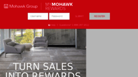 What Mymohawkrewards.com website looked like in 2017 (6 years ago)