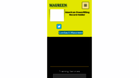 What Maureen.us.com website looked like in 2017 (6 years ago)