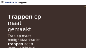 What Maatkracht.nl website looked like in 2017 (6 years ago)