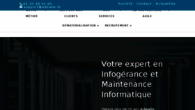 What Maintenance-informatique-adealis.fr website looked like in 2017 (6 years ago)
