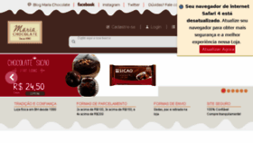 What Mariachocolate.com.br website looked like in 2017 (6 years ago)