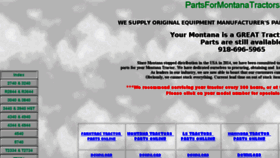 What Montana-tractors.com website looked like in 2017 (6 years ago)