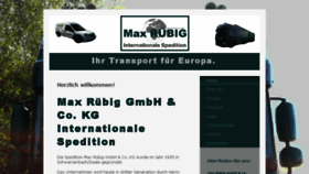 What Maxruebig.de website looked like in 2017 (6 years ago)