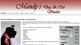 What Mandys-hundesalon.de website looked like in 2017 (6 years ago)