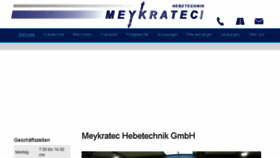 What Meykratec.de website looked like in 2017 (6 years ago)