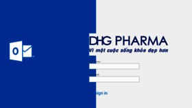 What Mail.dhgpharma.com.vn website looked like in 2017 (6 years ago)