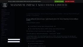 What Maximumimpactsolutions.co.uk website looked like in 2017 (6 years ago)