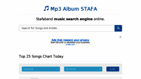 What Mp3album.xyz website looked like in 2017 (6 years ago)