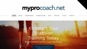 What Myprocoach.net website looked like in 2017 (6 years ago)