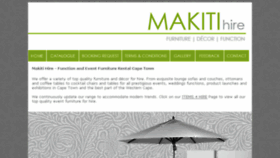 What Makitihire.co.za website looked like in 2017 (6 years ago)