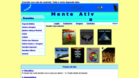 What Menteativa.com.br website looked like in 2017 (6 years ago)
