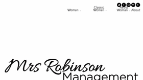 What Mrsrobinsonmanagement.co.uk website looked like in 2017 (6 years ago)