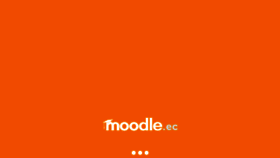 What Moodle.ec website looked like in 2017 (6 years ago)