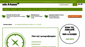 What Min-a-kasse.dk website looked like in 2017 (6 years ago)