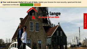 What Makelaardij-delange.nl website looked like in 2017 (6 years ago)