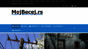 What Mojbecej.rs website looked like in 2017 (6 years ago)