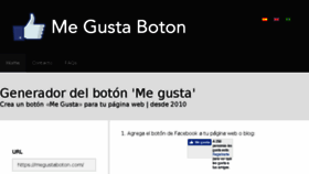 What Megustaboton.com website looked like in 2017 (6 years ago)