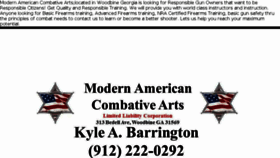 What Modernamericancombativearts.com website looked like in 2017 (6 years ago)