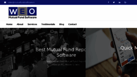 What Mutualfundsoftware.in website looked like in 2017 (6 years ago)