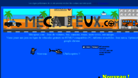 What Mecajeux.com website looked like in 2017 (6 years ago)