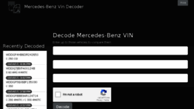 What Mercedesvin.com website looked like in 2017 (6 years ago)
