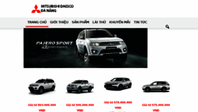 What Mitsubishidanang.vn website looked like in 2017 (6 years ago)