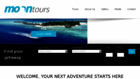 What Moontours.com.au website looked like in 2017 (6 years ago)