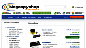What Megaspyshop.nl website looked like in 2017 (6 years ago)