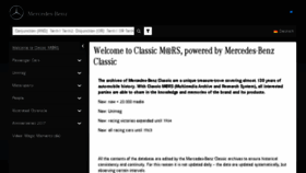 What Mercedes-benz-publicarchive.com website looked like in 2017 (6 years ago)