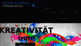 What Menschundmaus.de website looked like in 2017 (6 years ago)
