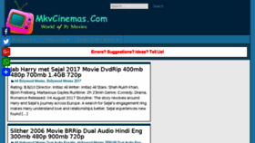 What Mkvcinemas.live website looked like in 2017 (6 years ago)