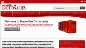 What Macmillandictionaries.com website looked like in 2017 (6 years ago)