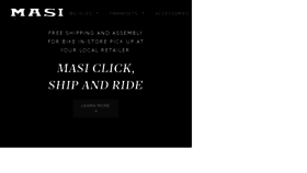 What Masibikes.com website looked like in 2017 (6 years ago)