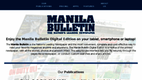 What Manilabulletin.pressreader.com website looked like in 2017 (6 years ago)