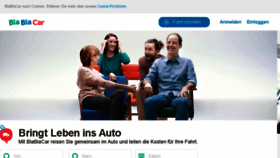 What Mitfahrgelegenheit.de website looked like in 2017 (6 years ago)