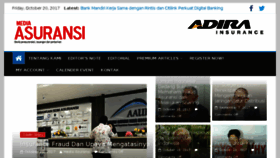 What Mediaasuransinews.co.id website looked like in 2017 (7 years ago)