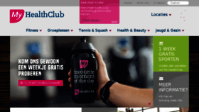 What Myhealthclub.nl website looked like in 2017 (6 years ago)